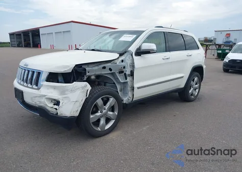 2012 Jeep Grand Cherokee Overland из США, поврежденный, VIN 1C4RJFCG9CC320064